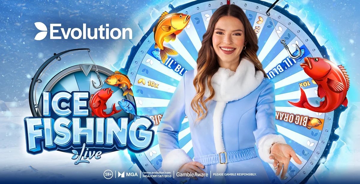 Evolution Ice Fishing game promotional image
